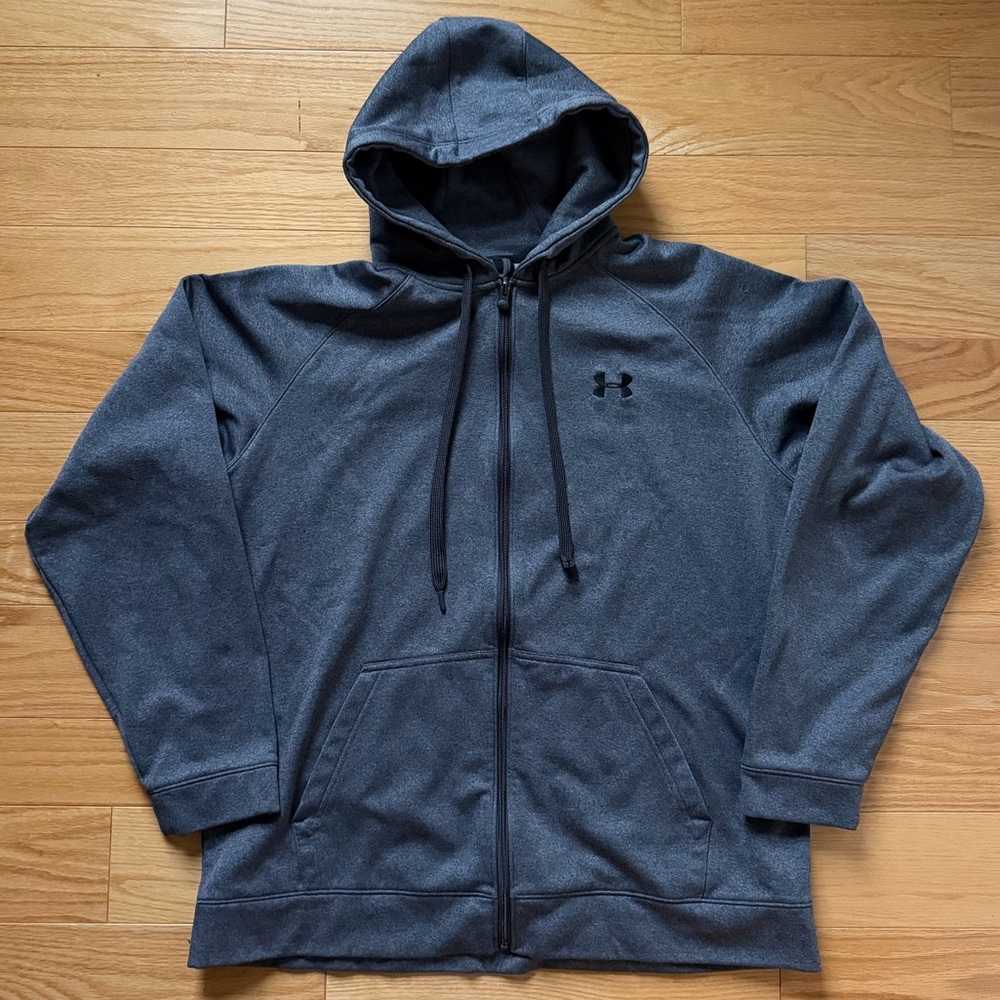 [MEN’S] Under Armour Charcoal Full-Zip Hoodie
